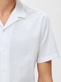 Selected RELAXED SHORT SLEEVED SHIRT, White, highres - 16079055_White_006.jpg