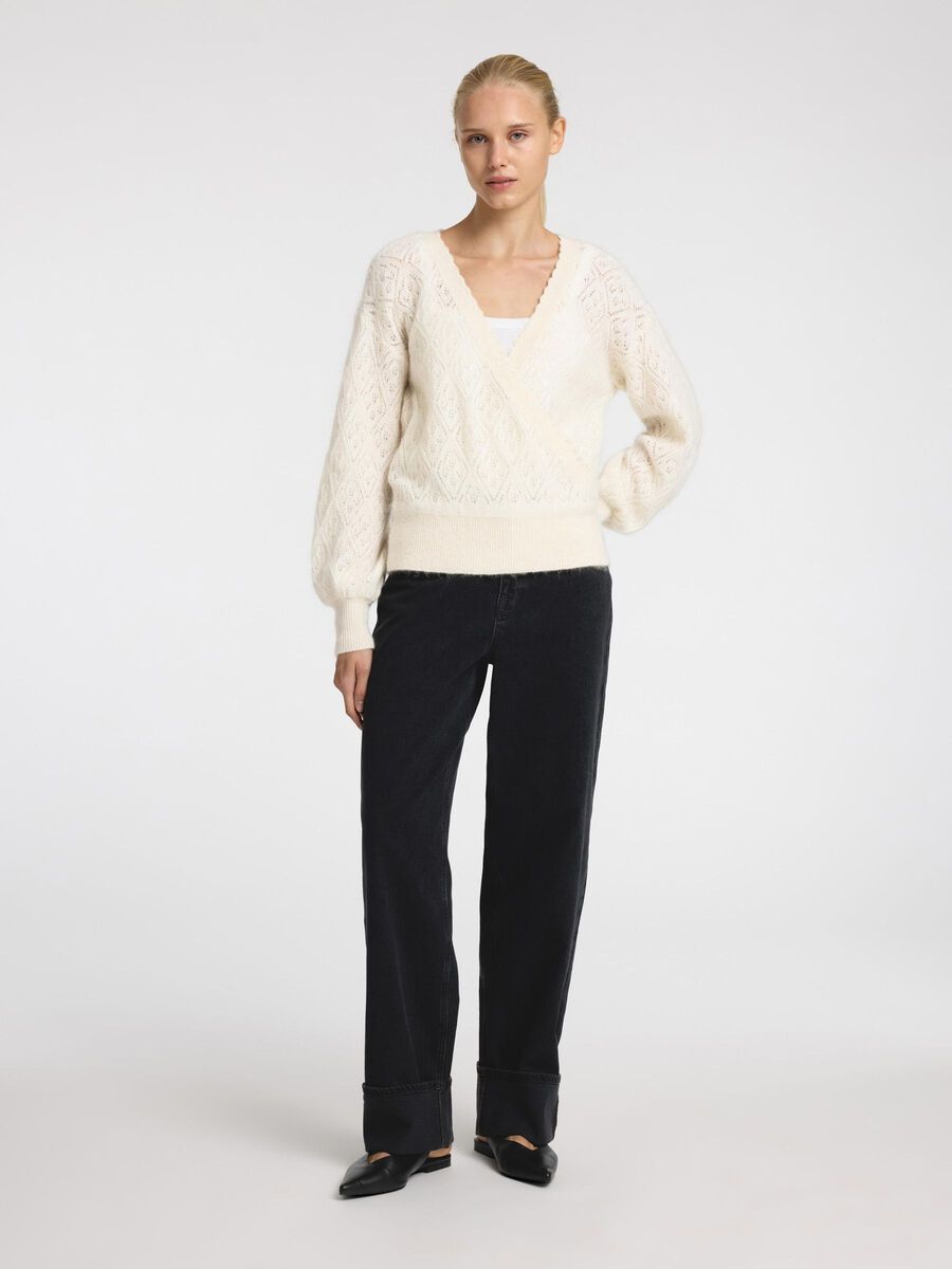 Selected WOOL BLEND WRAP CARDIGAN, Snow White, highres - 16094686_SnowWhite_005.jpg