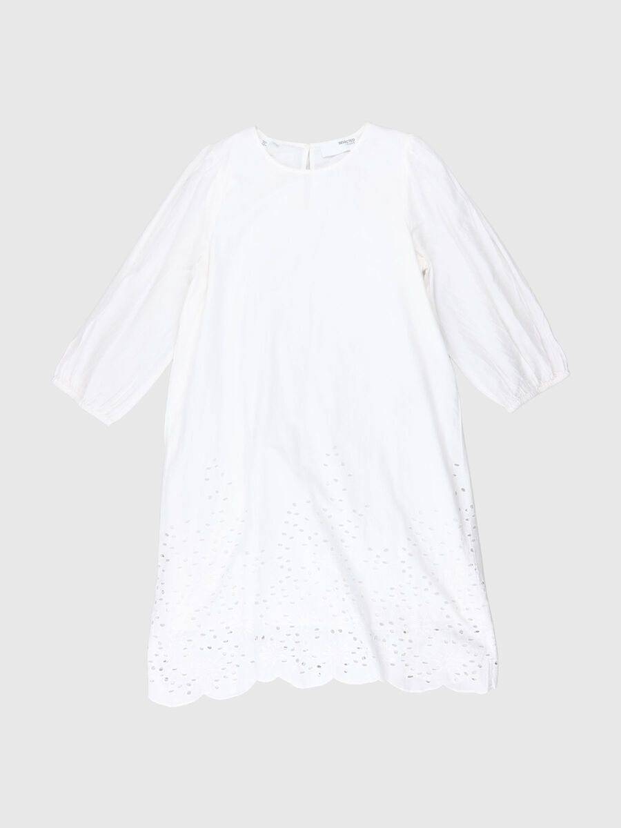 Selected BRODERIE ANGLAISE DRESS, Snow White, highres - 80000276_SnowWhite_001.jpg