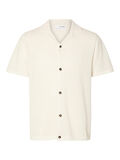 Selected SHORT-SLEEVED SHIRT, Egret, highres - 16090862_Egret_001.jpg