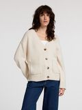 Selected OVERSIZED KNITTED CARDIGAN, Birch, highres - 16095382_Birch_003.jpg