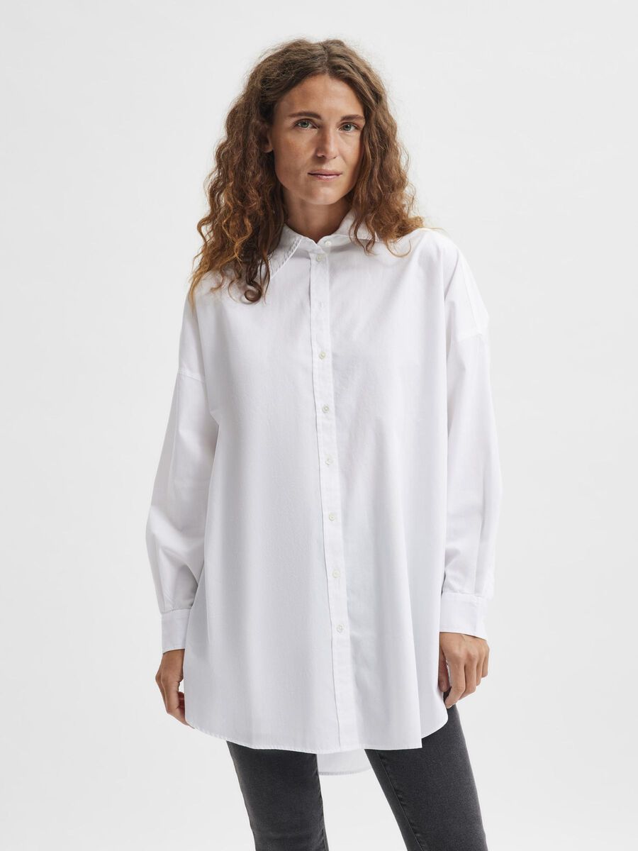 Selected OVERSIZED SHIRT, Bright White, highres - 16083273_BrightWhite_003.jpg