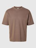 Selected LOOSE FIT T-SHIRT, Morel, highres - 16094143_Morel_001.jpg