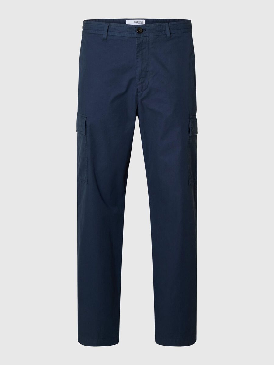 Selected LOOSE FIT CARGOHOSE, Outer Space, highres - 16099045_OuterSpace_001.jpg