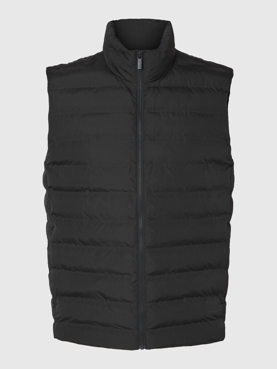 Selected DOORGESTIKTE DOORGESTIKTE BODYWARMER, Black, highres - 16089396_Black_001.jpg