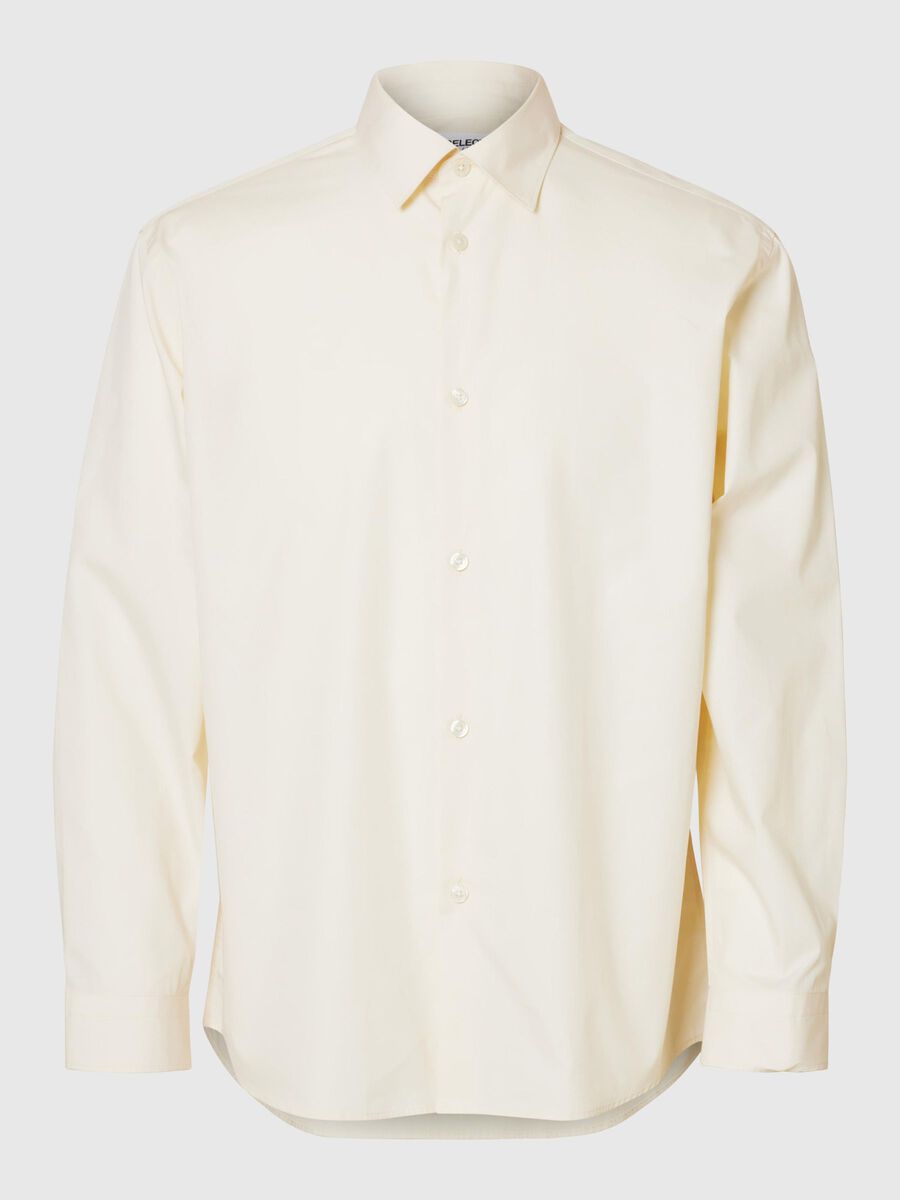 Selected OVERSIZED SHIRT, Angora, highres - 16097829_Angora_001.jpg