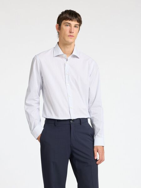 Selected 100% BOMULL SLIM FIT-SKJORTA, Bright White, highres - 16098307_BrightWhite_1200427_003.jpg