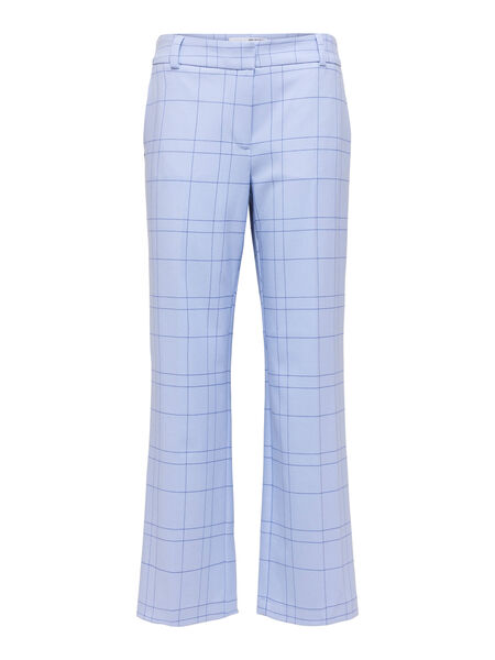 Selected CHECKED WIDE-LEG TROUSERS, Blue Heron, highres - 16088985_BlueHeron_1012398_001.jpg