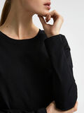 Selected LONG-SLEEVED T-SHIRT, Black, highres - 16065134_Black_006.jpg