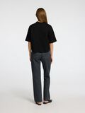 Selected EMBROIDERED CROPPED T-SHIRT, Black, highres - 16097078_Black_1167268_004.jpg