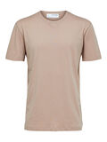 Selected IMPRIMÉ T-SHIRT, Fawn, highres - 16084626_Fawn_001.jpg