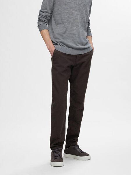 Selected 175 COUPE SLIM STRUCTURÉE CHINOS, Chocolate Torte, highres - 16091554_ChocolateTorte_003.jpg