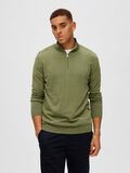 Selected HALF-ZIP STRICKPULLOVER, Vineyard Green, highres - 16074687_VineyardGreen_779218_003.jpg