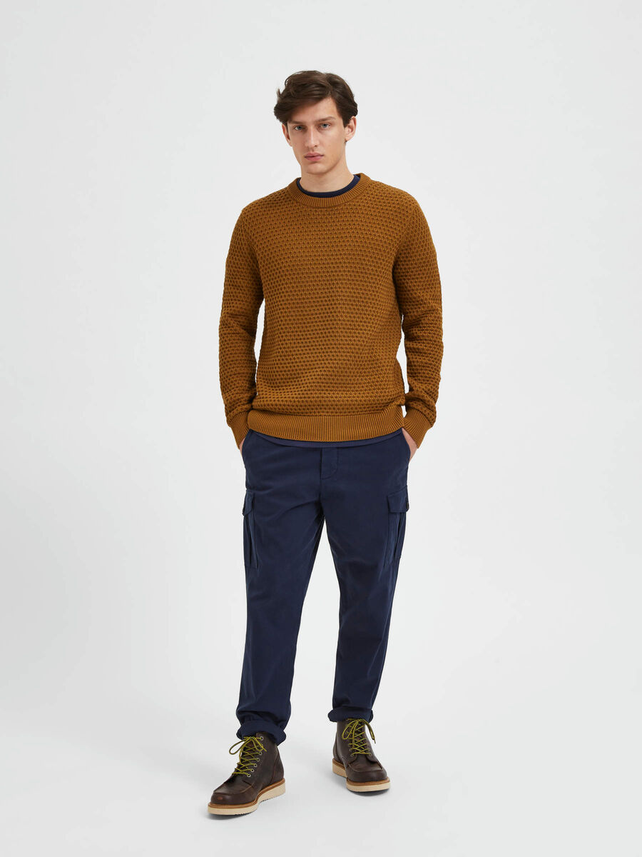 Selected LANGE MOUWEN SWEATER, Breen, highres - 16087945_Breen_005.jpg