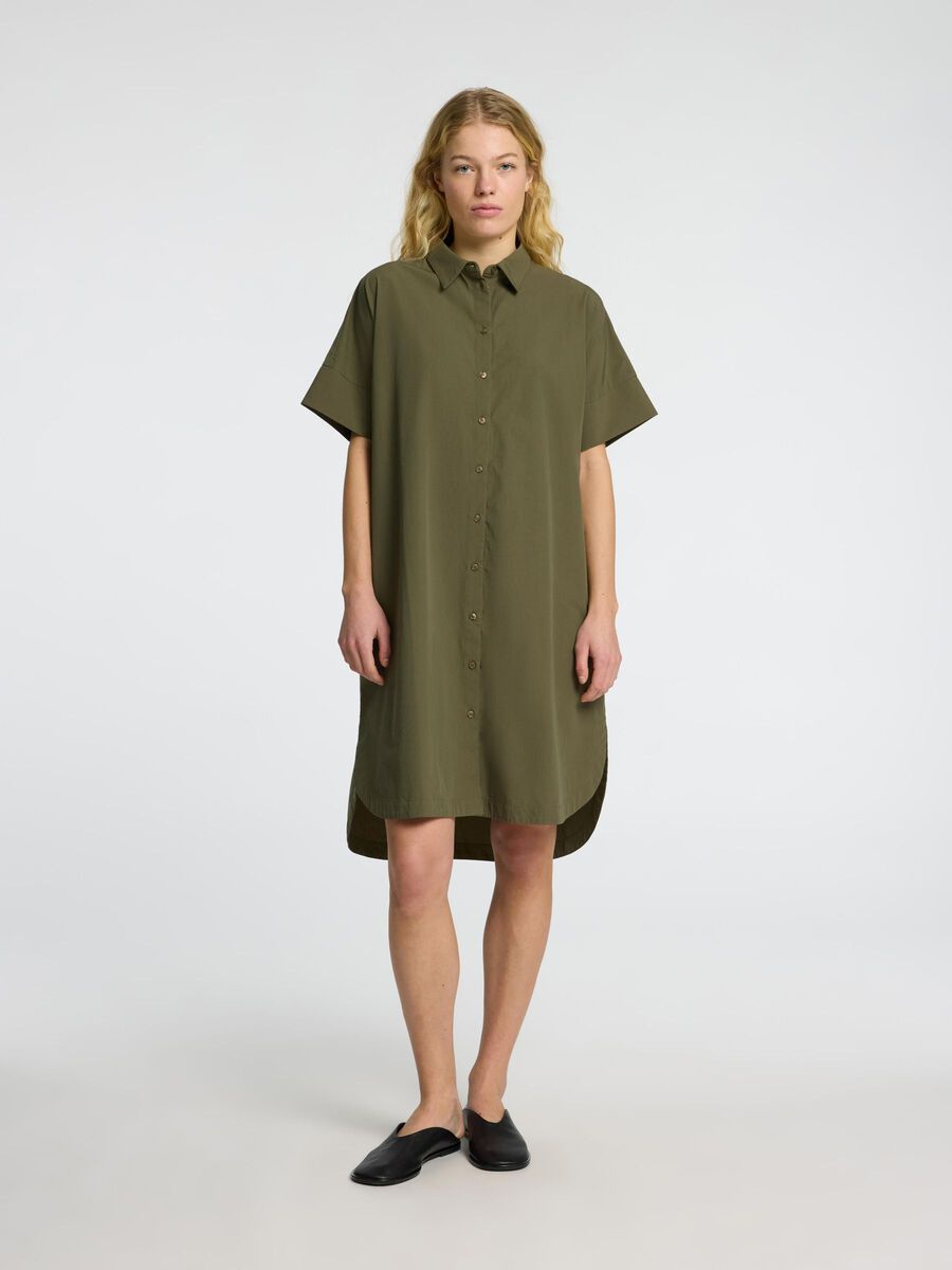 Selected COTTON SHIRT DRESS, Kalamata, highres - 16092160_Kalamata_005.jpg