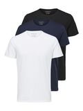 Selected 3-PACK PIMA COTTON T-SHIRT, Black, highres - 16076191_Black_888491_003.jpg