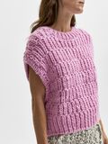 Selected HAND KNITTED SWEATER VEST, Prism Pink, highres - 16081026_PrismPink_006.jpg