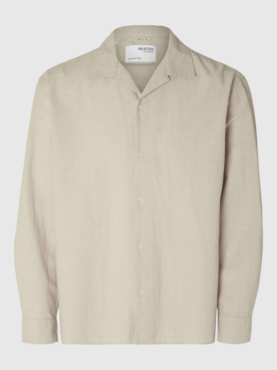Selected LONG-SLEEVED SHIRT, Pure Cashmere, highres - 16092979_PureCashmere_001.jpg