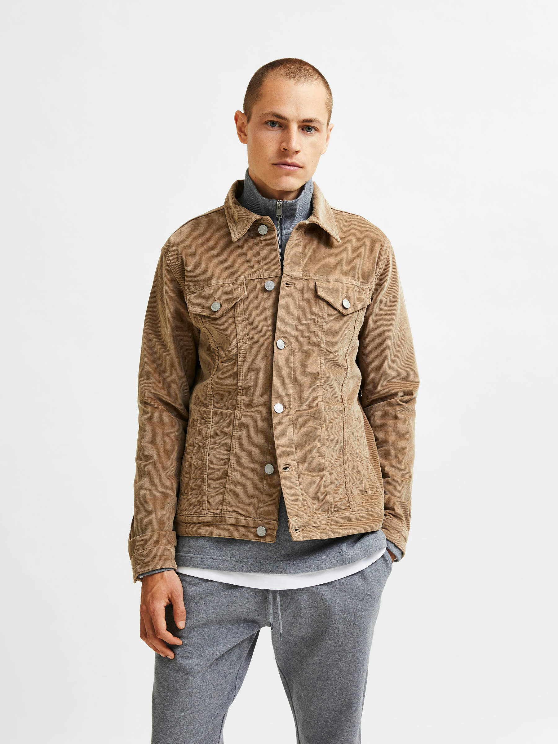 Beige CORDUROY JACKET | Selected®