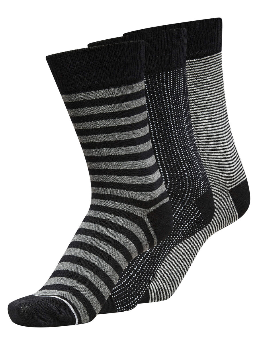 Selected 3ER-PACK SOCKEN, Black, highres - 16066051_Black_001.jpg