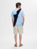 Selected SHORT-SLEEVED RELAXED FIT T-SHIRT, Cashmere Blue, highres - 16077385_CashmereBlue_004.jpg