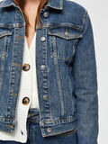 Selected EVERYDAY - DENIM JACKET, Medium Blue Denim, highres - 16066329_MediumBlueDenim_006.jpg