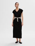 Selected CAP SLEEVE MIDI DRESS, Black, highres - 16089879_Black_003.jpg