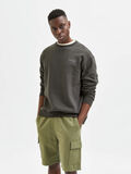 Selected CREW NECK SWEATSHIRT, Pirate Black, highres - 16083387_PirateBlack_003.jpg