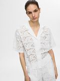 Selected BRODERIE ANGLAISE SHORT SLEEVED SHIRT, Snow White, highres - 16095999_SnowWhite_008.jpg