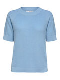 Selected RIBBED KNITTED TOP, Blue Bell, highres - 16082425_BlueBell_001.jpg