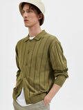 Selected CARDIGAN A MAGLIA, Martini Olive, highres - 16087550_MartiniOlive_008.jpg