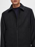Selected ZIPPED WOOL BLEND JACKET, Black, highres - 16094323_Black_006.jpg