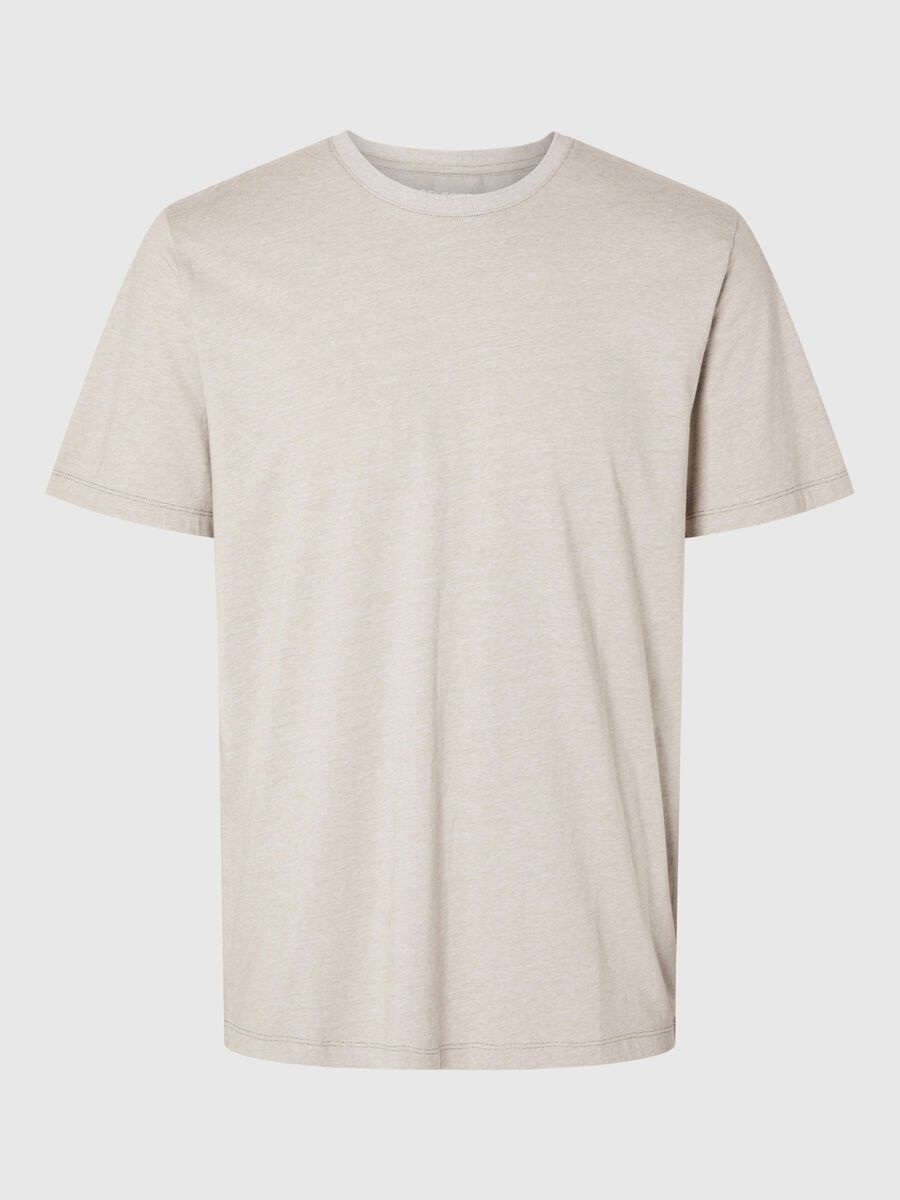 Selected KORTE MOUWEN T-SHIRT, Kelp, highres - 16087843_Kelp_1025818_001.jpg