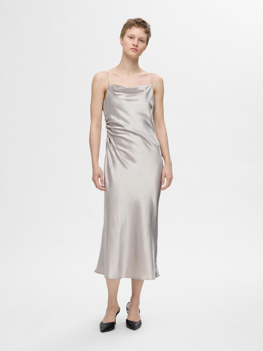 Selected EN SATIN SANS MANCHES ROBE MI-LONGUE, Dove, highres - 16094997_Dove_005.jpg