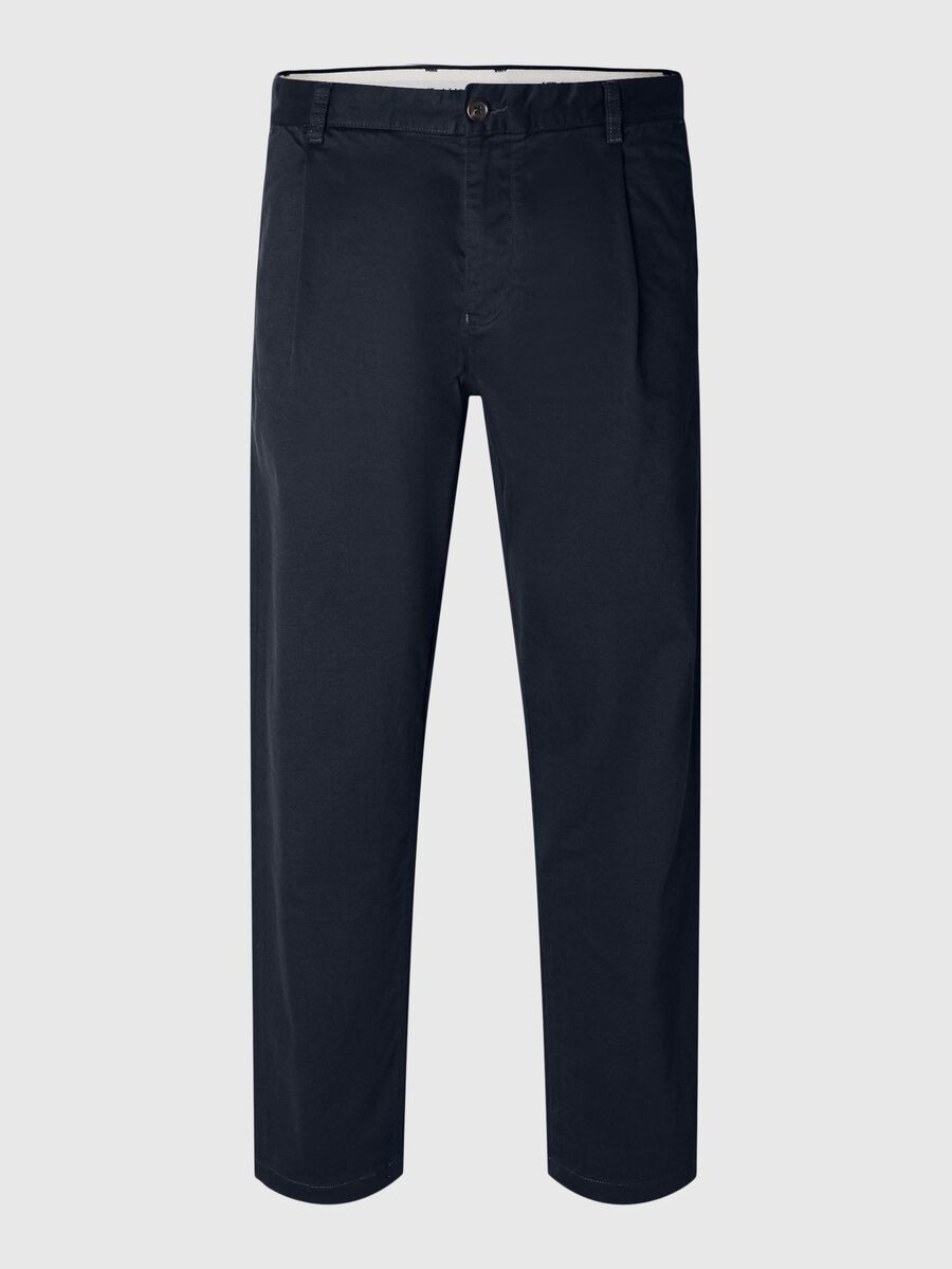 Selected 172 SLIM TAPERED TROUSERS, Sky Captain, highres - 16094560_SkyCaptain_001.jpg