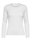 Selected LONG-SLEEVED T-SHIRT, Bright White, highres - 16090484_BrightWhite_001.jpg