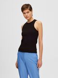 Selected RIBBED TANK TOP, Black, highres - 16088726_Black_003.jpg