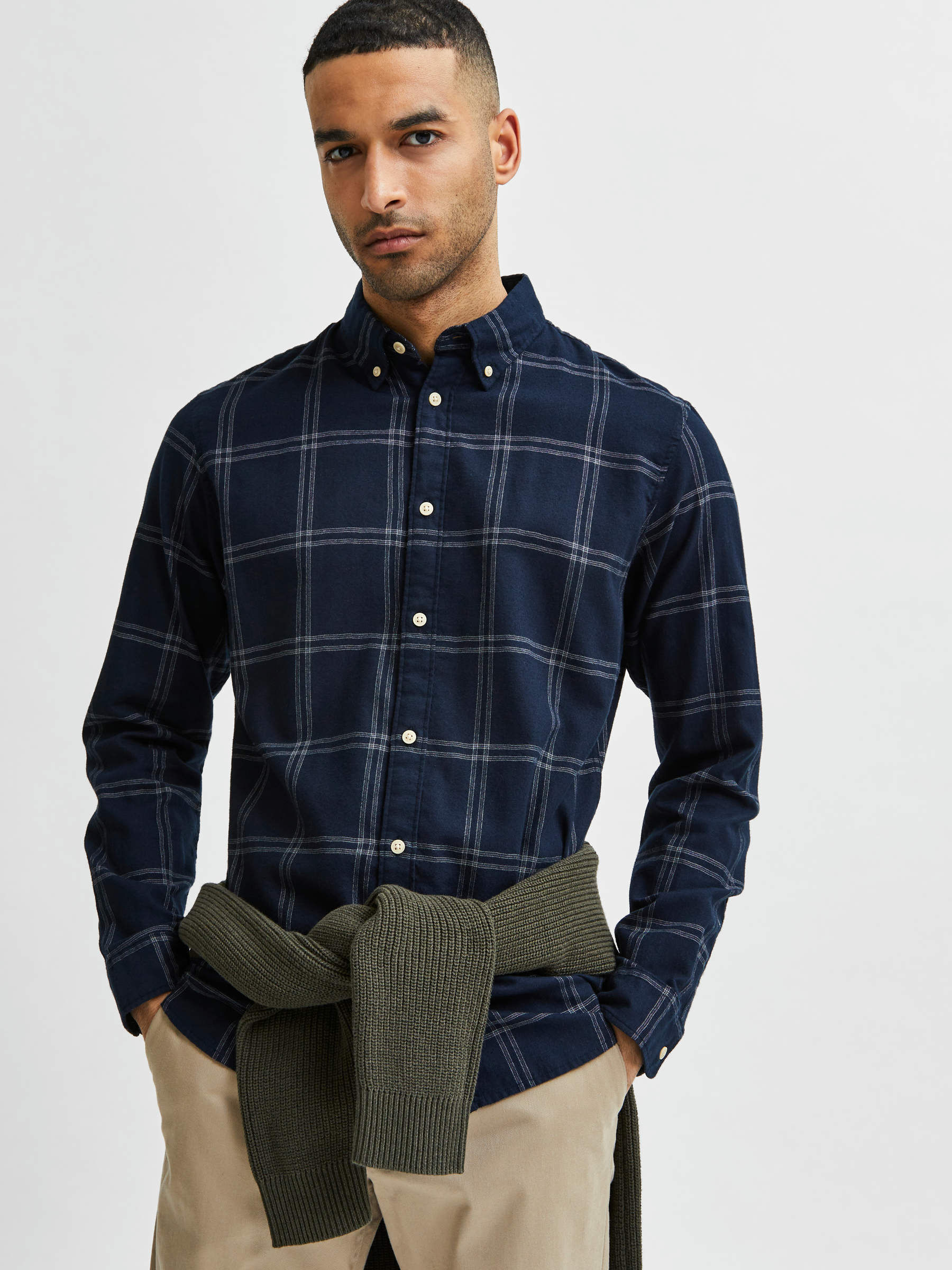 Selected homme hotsell indigo t shirt