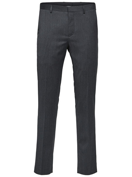 Selected GEWEBTE HOSE, Grey, highres - 16063883_Grey_001.jpg