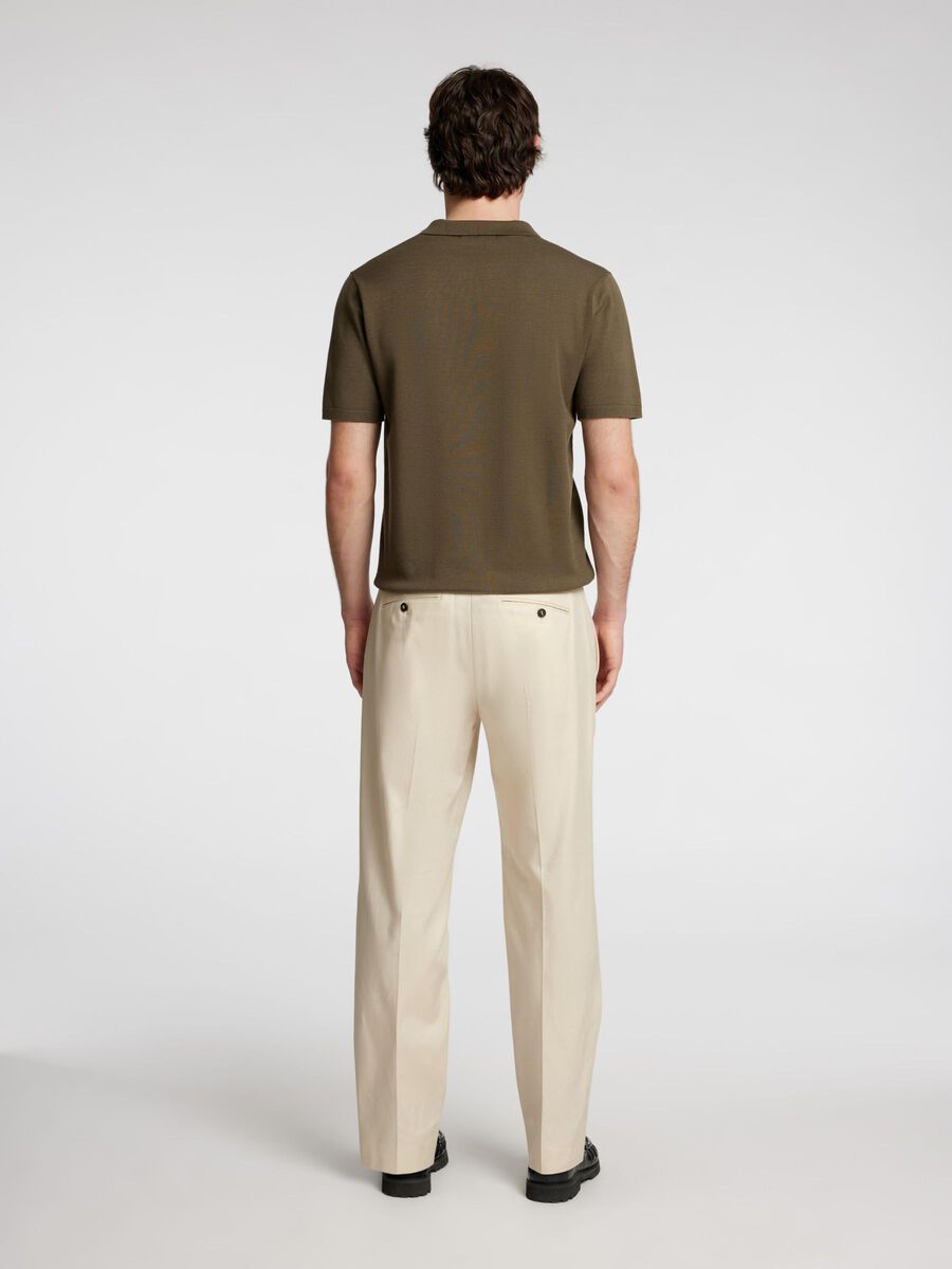Selected STRAIGHT FIT HABITBUKSER, Oatmeal, highres - 16097069_Oatmeal_004.jpg