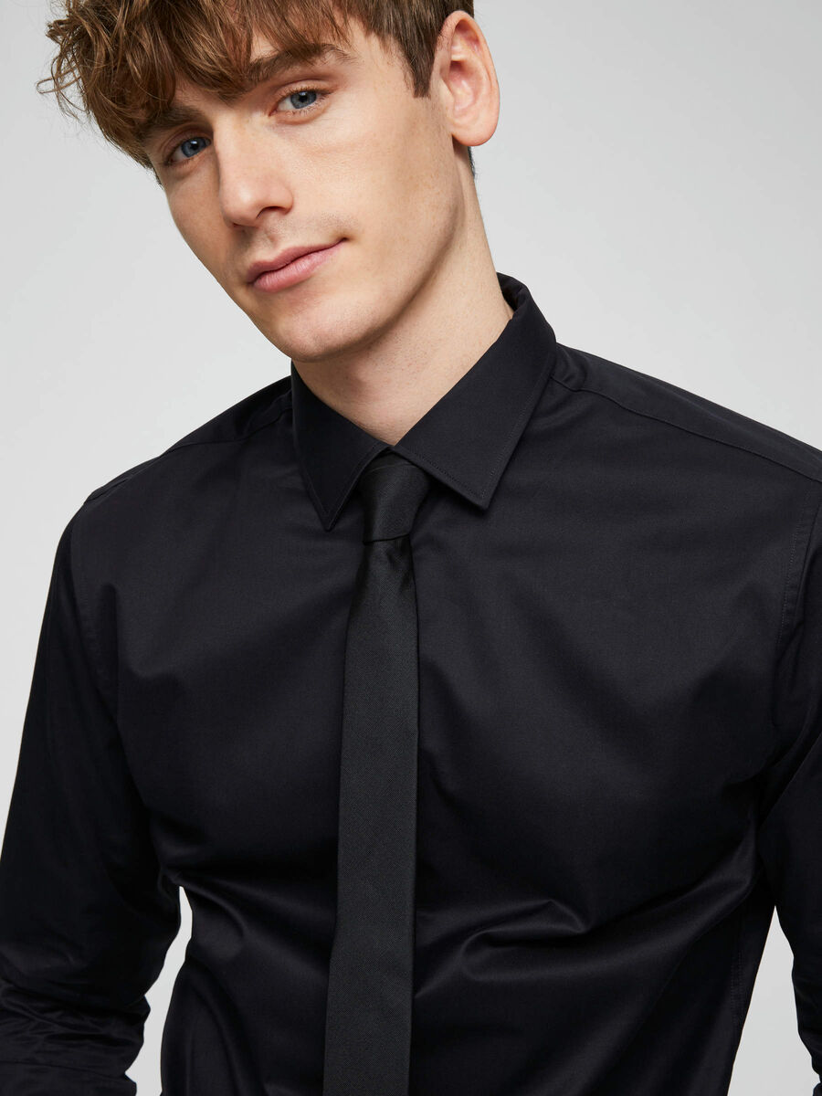 Selected TEJIDO DE SEDA CORBATA, Black, highres - 16051462_Black_003.jpg