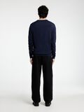 Selected 100 % LAINE MÉRINOS PULL RAS DU COU, Navy Blazer, highres - 16094647_NavyBlazer_004.jpg