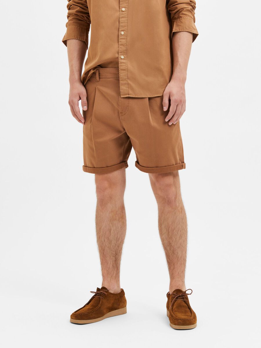 Selected CLASSIC CHINO SHORTS, Toasted Coconut, highres - 16087639_ToastedCoconut_003.jpg