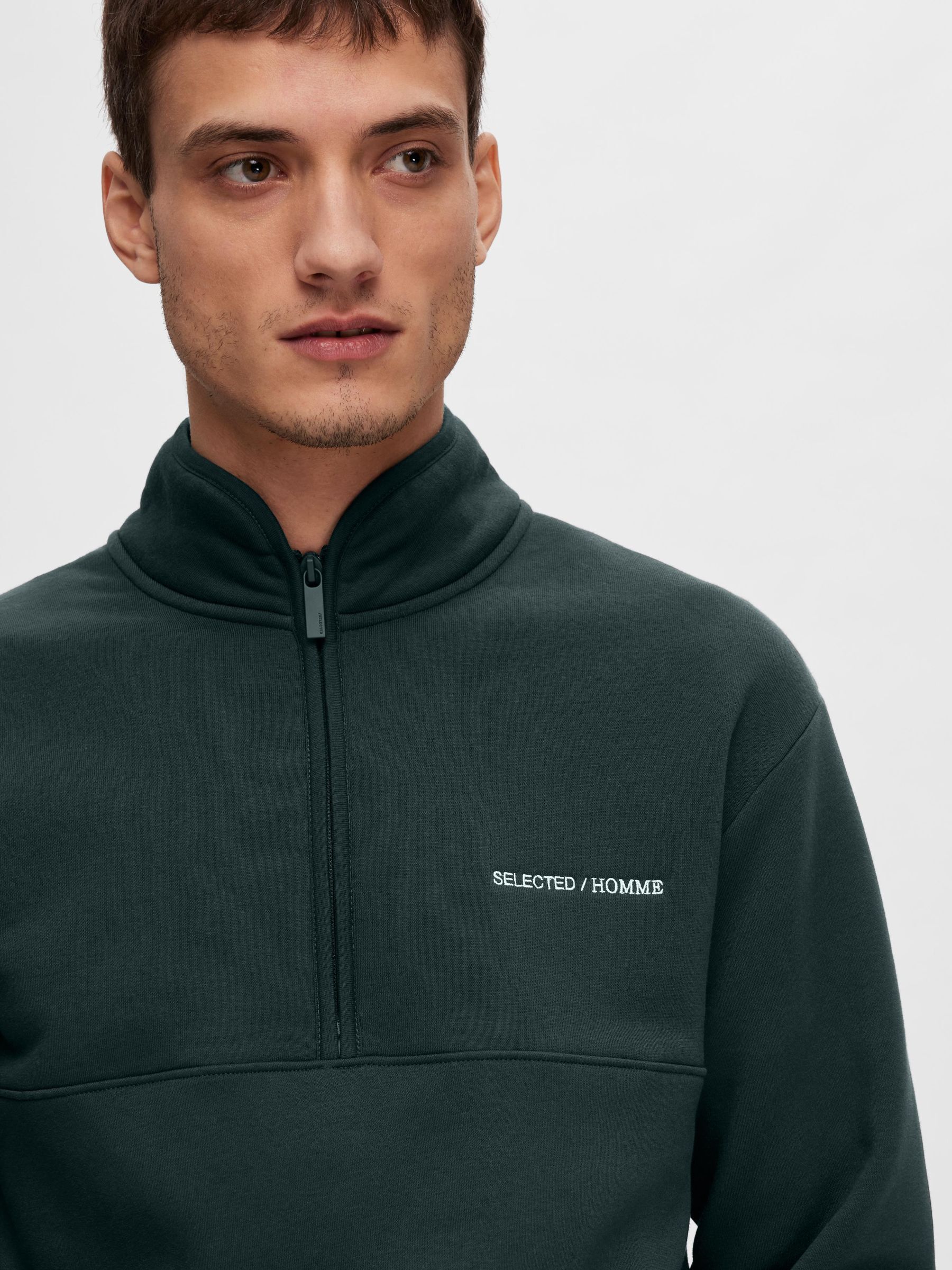 Sweat half zip homme deals