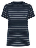 Selected STRIPED - T-SHIRT, Dark Sapphire, highres - 16060118_DarkSapphire_596240_001.jpg