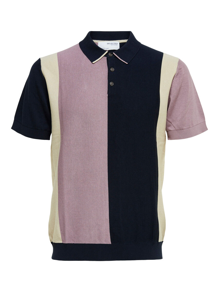 Selected - RAYURES LARGES POLO, Elderberry, highres - 16084822_Elderberry_934821_001.jpg