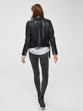 Selected BIKER - LEATHER JACKET, Black, highres - 16066138_Black_004.jpg