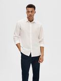 Selected LINEN AND ORGANIC COTTON SHIRT, White, highres - 16078867_White_003.jpg