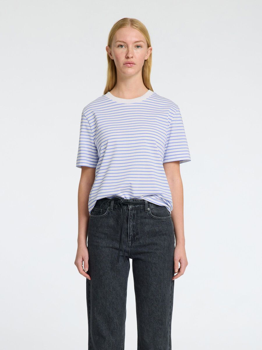 Selected RAYÉ BOXY T-SHIRT, Cornflower Blue, highres - 16087918_CornflowerBlue_1157077_003.jpg