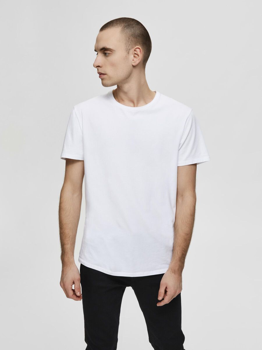 Selected T-SHIRT, Bright White, highres - 16076191_BrightWhite_001.jpg